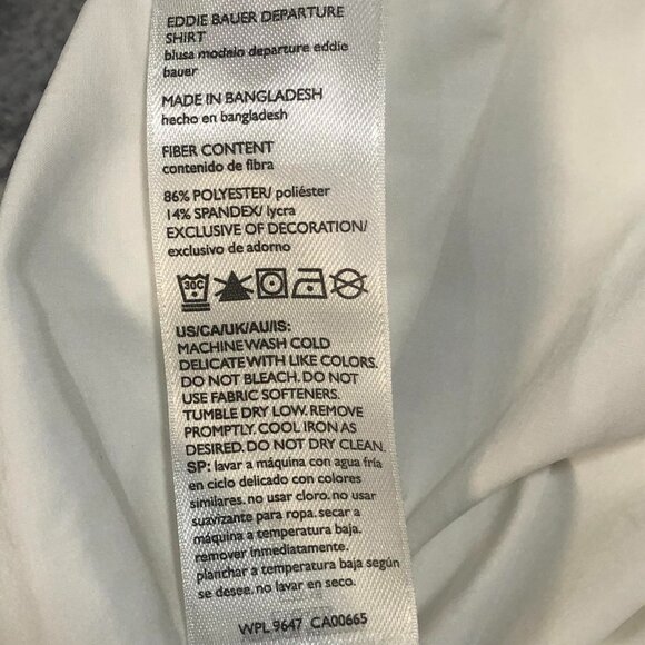 White NWT Eddie Bauer Ladies'‎ Departure Top - Picture 8 of 8